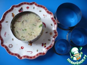 Елка из овощей и тунца – кулинарный рецепт