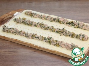 Мини-слойки с тунцом и оливками – кулинарный рецепт