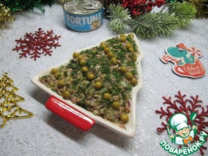 Салат с тунцом и шпротами – кулинарный рецепт