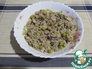 Салат с тунцом и шпротами – кулинарный рецепт