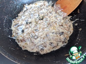 Гнёзда, фаршированные тунцом с шампиньонами – кулинарный рецепт