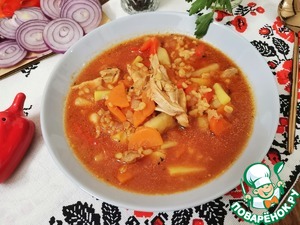 Куриный суп с булгуром – кулинарный рецепт