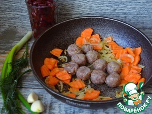 Рагу с фасолью и фрикадельками – кулинарный рецепт