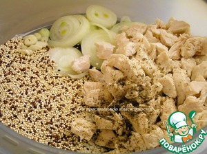 Киноа с курицей и сладким перцем – кулинарный рецепт