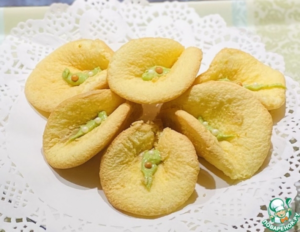Бисквитное печенье с фисташковым кремом – кулинарный рецепт