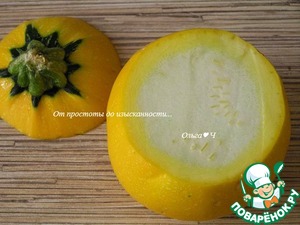 Фаршированные кабачки "Апельсинка" – кулинарный рецепт