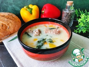 Суп с индейкой и шпинатом – кулинарный рецепт