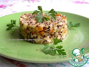 Киноа с курицей и сыром – кулинарный рецепт