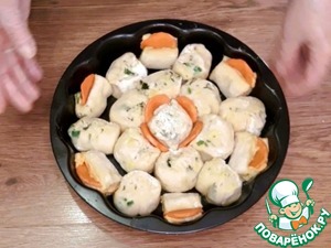 Ленивые пельмени с индейкой и капустой – кулинарный рецепт